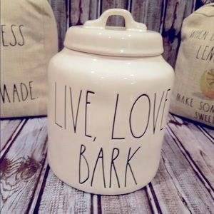 Rae Dunn Dog Treat Storage Container